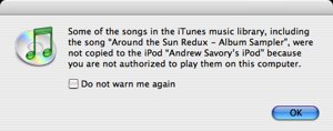 Authorize Ipod