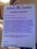 No Party Policy